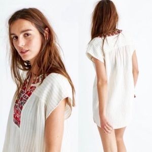 Madewell embroidered Belize coverup tunic W003